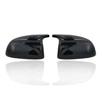 2 Pezzi Di Calotte Per Specchietti Retrovisori Laterali Posteriori Con Motivo In Carbonio Nero Lucido Per BMW X3 G01 IX3 X4 G02 X5 G05 X6 G06 X7 G07 specchietti(Bright black)