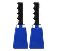 2 pezzi di campanacci in metallo for stringere la mano, strumento for fare rumore, generatore suoni for partite calcio, eventi sportivi per Eventi sportivi, Feste, Fattoria(Color 4)