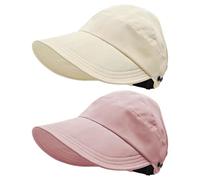 2 Pezzi Di Cappello Da Sole Femminile, Cappello Da Sole Traspirante, Forniture Di Protezione Solare All'Aperto, Cappello Di Protezione Solare Semplice E Versatile.