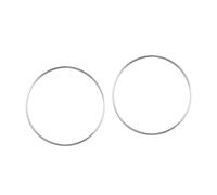 2 pezzi di cerchi floreali in metallo per ghirlande in macramè, eleganti anelli