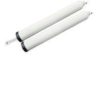 2 pezzi di chiusura ammortizzata for porta a 90 gradi entro il posizionamento, regolazione del tampone di arresto, ferramenta for mobili(2pcs White)