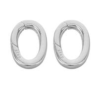 2 pezzi di chiusura per accorciare la collana: chiusura a molla in argento -