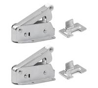2 pezzi di chiusure automatiche a molla, chiusure touch automatiche a molla, chiusura automatica a molla per porte a pressione per aprire ante di armadi e botole per sottotetto per armadi, case