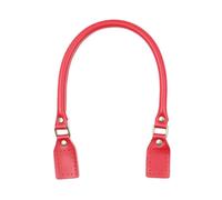 2 pezzi di chiusure di ricambio per manici in pelle PU per accessori per borse fatte a mano,Rosso,40 centimetri