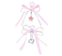 2 Pezzi Di Ciondolo A Prua, Ciondolo Carino E Dolce, Ciondolo Decorativo Femminile, Adatto A Chiavi, Borse E Telefoni Cellulari.