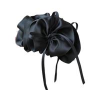 2 pezzi di clip for capelli con bocciolo fiore e nodo a farfalla, coda cavallo alta da donna, banana, accesso versatile al pendolarismo verticale(Color1)