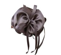 2 pezzi di clip for capelli con bocciolo fiore e nodo a farfalla, coda cavallo alta da donna, banana, accesso versatile al pendolarismo verticale(Color2)