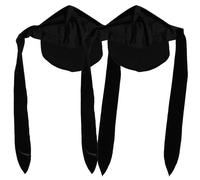 2 pezzi di coda lunga Durag Cappello da pirata Cappello elastico per