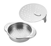 2 pezzi di colino per tonno in scatola: colino per tonno in acciaio inox,
