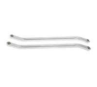 2 Pezzi di Collegamento tra assale Posteriore in Lega Lavorata e Telaio for RC, modellismo Hobby 1-10 Vrx, Octane, Vetta, Kar-oo, Ftx, out-tlaw, aggiornato(Silver)