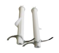 2 pezzi di coltelli for frullatore, compatibili con Braun Mq545 Mq745 Mq5045 Mq7045 Mq9045X Mq525 Mq5025 Mq5060 Mq335 1250ML