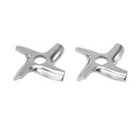 2 pezzi di coltelli for tritacarne, lame for n. 5, accessori ricambio for, compatibili con Moulinex HV2, HV3, HV4, HV6, HV8, ME6121
