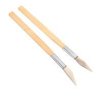 2 pezzi di coltello for lucidatura in agata, for levigare utensili con manico in bambù for gioielli