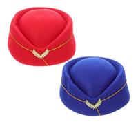 2 pezzi di compagnia aerea Hat Hat Hostess cosplay beret hat hat hat hat hat