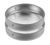 2 pezzi di coperchio per colonna di avvertimento in metallo, coperchio per