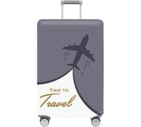 2 pezzi di copertura for bagagli valigia da viaggio copertura protettiva in tessuto elasticizzato coperture antipolvere accessori da viaggio fornitori di bagagli Per Valigie(Plane,M)