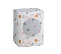 2 pezzi di copertura for lavatrice a tamburo, coperture impermeabili trasparenti, in tessuto for Per Le Lavatrici(Transparent A)