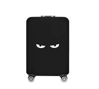 2 pezzi di coperture for bagagli, for valigie, modelli divertenti da viaggio, accessori, custodia protettiva for trolley per Bagagli(Black A,M)