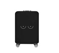 2 pezzi di coperture for bagagli, for valigie, modelli divertenti da viaggio, accessori, custodia protettiva for trolley per Bagagli(Black F,XL)