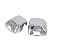 2 Pezzi Di Coperture In Fibra Di Carbonio Per Specchietti Retrovisori Laterali Per Auto Per Jeep Per Wrangler JL 2018-2024(Argento)