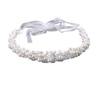 2 pezzi di copricapo da sposa in cristallo for capelli donna, accessori for for matrimonio per Capelli da Sposa(White)