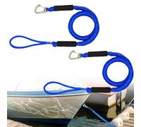 2 Pezzi di Corda di Ormeggio per Barche, Accessori per Barche, Corda di Ormeggio con Occhiello e Gancio, Corda di Ormeggio, Accessori per Ancora per Barche, per Barche, Kayak, Jetski, Pontone, Canoa