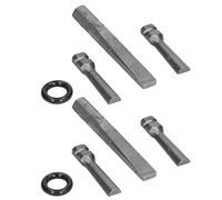 2 pezzi di cunei a spina per carichi pesanti spaccapietre in acciaio ad alta velocità strumento per spaccare pietre di roccia per granito marmo cemento 14 mm 10,5 x 3,2 cm 294 g