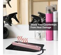 2 Pezzi Di Cuscinetti Per Arricciacapelli In Silicone E 4 Pezzi Di Ferro Arricciacapelli, Sicuri, Pratici Strumenti E Accessori Per Parrucchieri.