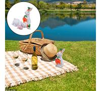 2 pezzi di decorazioni pasquali a forma di coniglietto, decorazioni primaverili