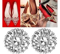2 pezzi di di applique fai da te cucire sulla patch perla finta per scarpe borse cappelli vestiti accessori gioielli(# 1)