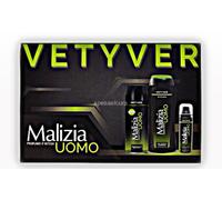 2 pezzi di di malizia uomo coffret vetyver pz 3