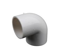 2 pezzi di diametro interno 20 mm, raccordi a gomito da 90 gradi, raccordi for tubi dell'acqua, adattatore in plastica PVC for sistema di irrigazione(WHITE)