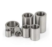 2 pezzi di diametro interno 8 mm OD 16/18/19/2025 mm manicotto in acciaio for cuscinetti manicotto resistente all'usura manicotto dell'asse boccola guida boccola(8x18x10mm(2Pcs))