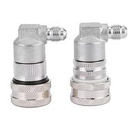 2 pezzi di disconnessione con blocco a sfera in acciaio inossidabile, raccordi per fusti MFL da 1/4 pollici a connessione rapida, set di gas e liquidi per fusti Homebrew Corny