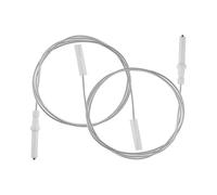 2 pezzi di elettrodi accensione for fornelli a gas, candela, filo da 900 mm for la maggior parte dei, perno in ceramica, altezza 40