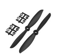 2 pezzi di eliche compatibili con 5030 5045 6030 6045 8045 6x4.5 eliche nere CW CCW Quadcopter QAV250 universali(2Pcs 6045 Propeller)
