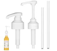 2 pezzi di erogatori a pompa, compatibili con lo sciroppo di caffè Monin, erogatore siroop snap-on per la pompa dosatrice Monin, erogatore di sapone da 10 ml, testa di pompa per bottiglie da 700 ml e