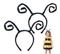 2 pezzi di farfalla antenna ad antenna flessibile fascia per capelli smedificabile con fasce per capelli costume costume asite per le per bambini performance Halloween vestito Funzione gi