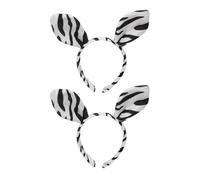 2 Pezzi Di Fasce Per L'Orecchio Di Zebra, Fasce Creative, Fasce Divertenti, Oggetti Di Ruolo, Oggetti Di Scena Fotografici.