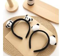 2 pezzi di fascia per capelli a forma di panda da da donna, per adulti, bambini, cosplay, feste di compleanno
