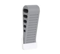 2 pezzi di fermaporta in gomma a cuneo, resistenti, antiscivolo, anti-collisione, con supporto autoadesivo, for lavori ristrutturazione della casa