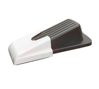 2 pezzi di fermaporta sicurezza in silicone con cuneo arresto in gomma in lega metallica, funziona abbastanza bene for tenere saldamente le porte pesanti grazie alla presa base antiscivolo(Brown)