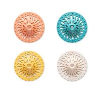 2 pezzi di filtro per capelli in silicone, dispositivo di protezione del drenaggio universale, può essere utilizzato in bagno, vasca da bagno, cucina, filtro per capelli