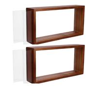 2 pezzi di fiori secchi espositore ombra espositore scatola espositore fiori