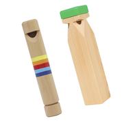 2 pezzi di fischietti in legno Fischietti in legno per bambini Giocattoli