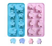 2 Pezzi Di Forma Di Pecora Piccola, Forma Di Silicone Animale Dolce, Forma Al Cioccolato, Forma Di Biscotto Da Caramelle Da Dessert Fai -Da -Te, Da Cucina Da Cucina