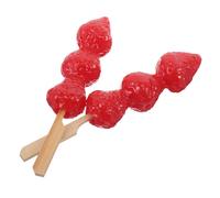2 pezzi di frutta a forma di fragola - Imitazione di alimenti artificiali
