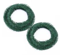2 pezzi di ghirlanda di pino, lunghe 18 piedi natalizia artificiale ghirlanda verde mini pino più verde corda per artigianato natalizio decorazioni per le vacanze
