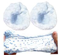 2 pezzi di giocattoli da spremere, perline colorate bianche e blu, giocattolo a crescita lenta, dessert giapponese, squish, giocattoli antistress per bomboniere