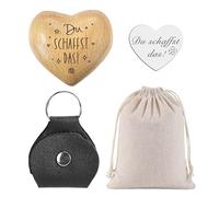 2 Pezzi Di Gioielli A Forma Di Cuore, 1 Sacchetto Di Stoffa, 1 Copertina In Pelle Nera, Maniglia A Forma Di Amore, Accessori Per Collane, Decorazione Pendente Portico, Regalo Di Buona Fortuna.